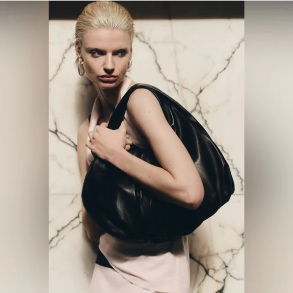 COS Black Leather Women's Bag - Picture 1 of 10